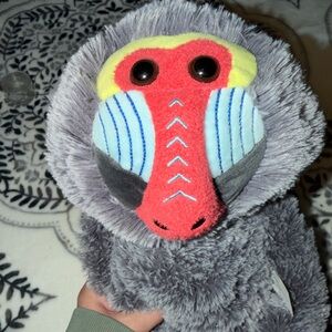 Colorful Plush Baboon Toy